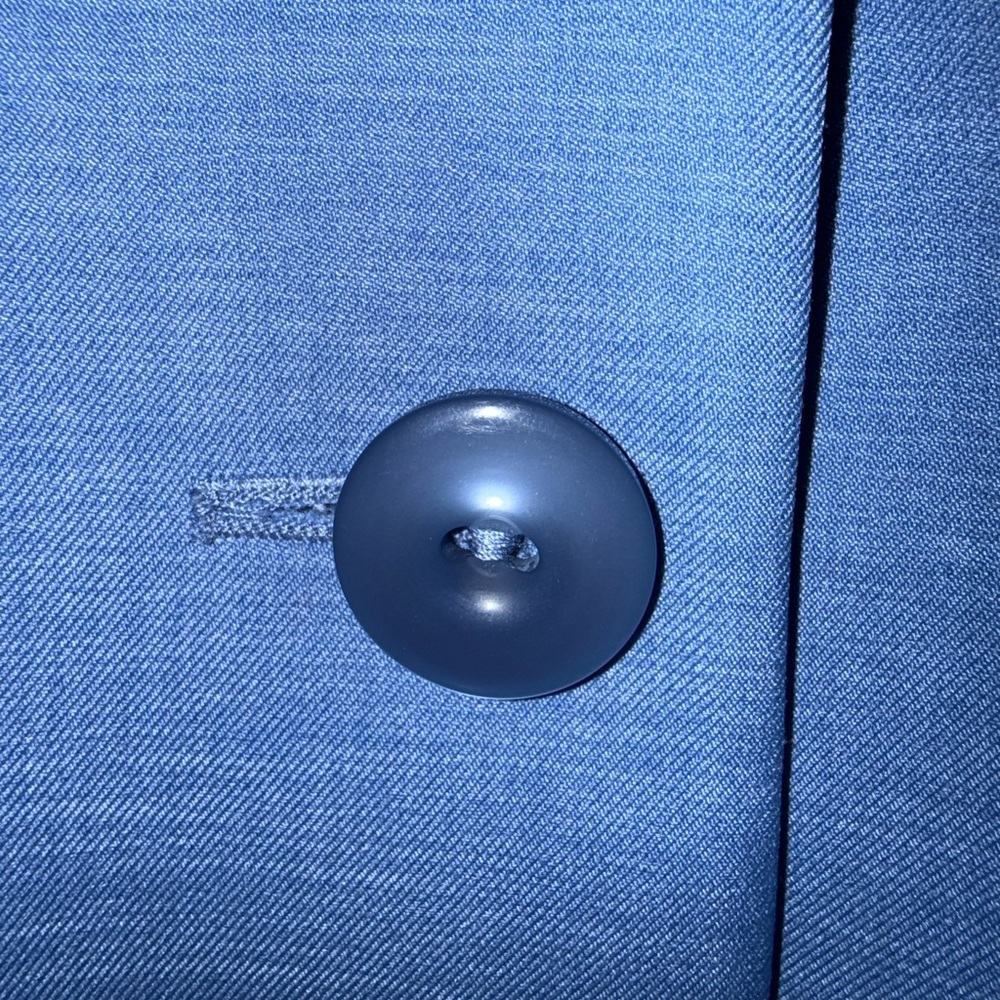 Le Suit Women's Light Blue Jacket & Skirt Suit Set 18W - Picture 4 of 5
